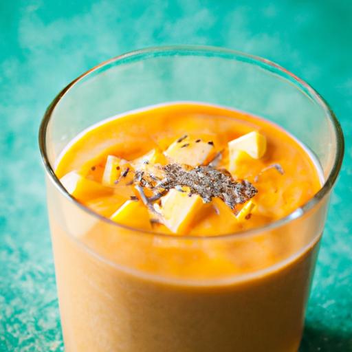Tropical⁣ Power‌ Blend: Thick ⁤Mango Pineapple Chia Smoothie