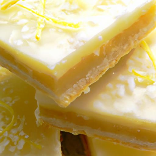 Zesty No-Bake Lemon Squares: Gluten & Dairy Free Delight