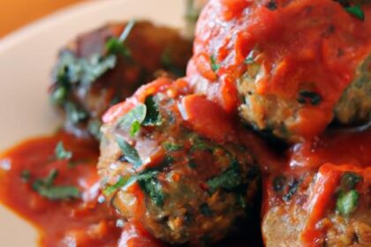 Savory Baked Turkey Meatballs in Zesty Marinara Sauce