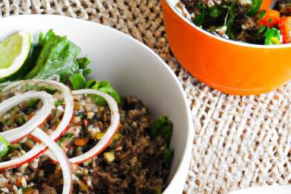 Nutritious Quinoa & Black Bean Burrito Bowls to Savor