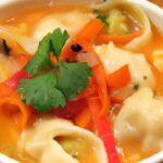 Healing Comfort: Thai Red Curry Dumpling Soup Magic