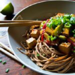 Zesty Cilantro-Lime Soba Noodles with Spicy Chipotle Tofu