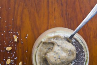 Creamy Chia Pudding with Almond Butter & Hemp Seeds Boost