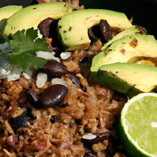 Savor the Spice: Chili Crisp Fried Rice with Black Beans & Avocado