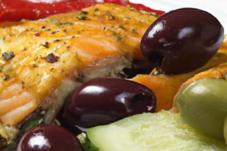 Mediterranean Baked Salmon: Olives, Capers & Zesty Flavors