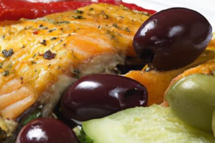 Mediterranean Baked Salmon: Olives, Capers & Zesty Flavors