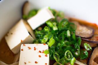 Umami Bliss: Miso & Tofu Ramen with Savory Mushrooms