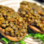 Savor BBQ Lentil-Stuffed Portobello Mushrooms Delight