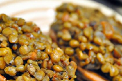 Savor BBQ Lentil-Stuffed Portobello Mushrooms Delight