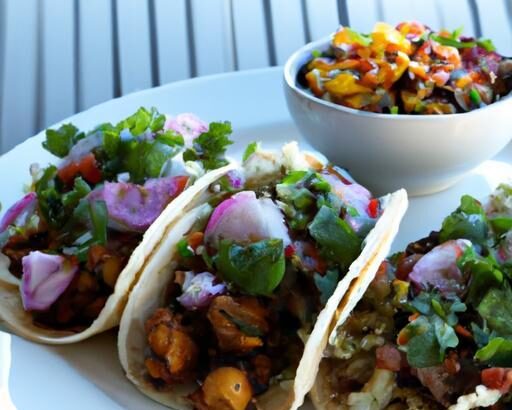 Spicy Buffalo Cauliflower & Black Bean Tacos: A Flavor Twist