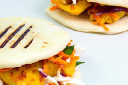 Crispy Kimchi & Cheese Stuffed Arepas: A Flavor Fusion Fiesta