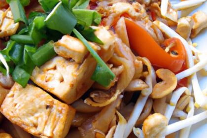 Tofu Pad Thai with Peanut Sauce: A Flavorful Twist on Tradition
