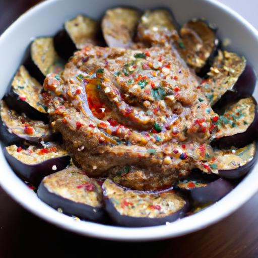 Fiery Flavor: How to Make Spicy Harissa Eggplant Dip