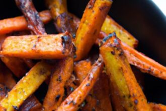 Golden Glow: Baked Carrot Fries with Turmeric & Cumin Magic