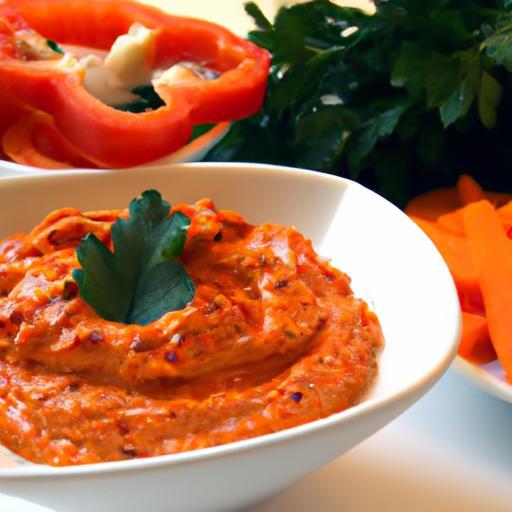 Muhammara Magic: The Irresistible Roasted Red Pepper Dip