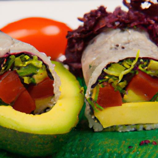 Fusion Feast: Sushi Burrito with Spicy mayo & Avocado Twist