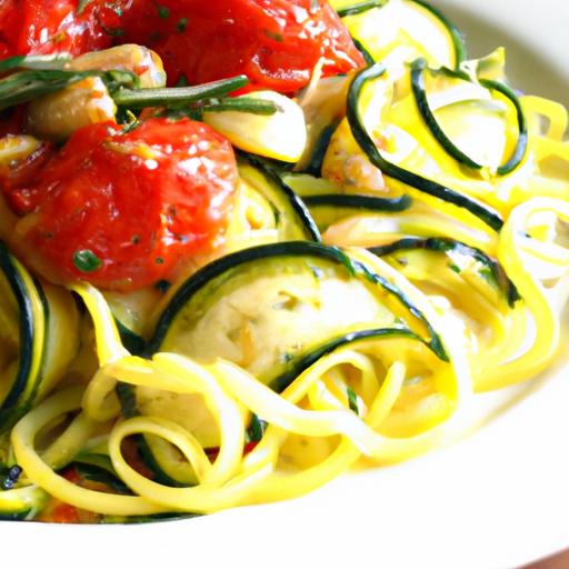 Savor Summer: Zucchini‌ & Tomato ⁤Pasta ‍with Olive oil Twist