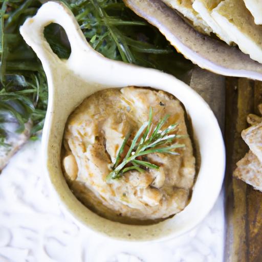 Rosemary White Bean dip with ​Crispy Garlic: A Savory delight