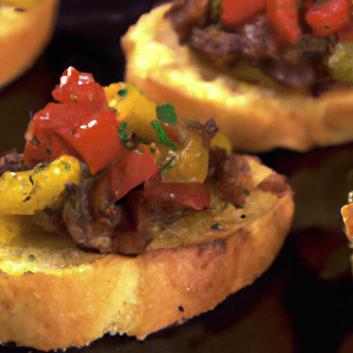 Savory Olive & Sundried Tomato Tapenade Crostini Delight