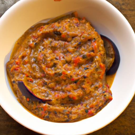 Fiery Flavor: How to Make Spicy Harissa Eggplant Dip