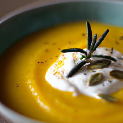 velvety Butternut​ Squash Soup‍ with ⁤Creamy Coconut milk⁤ bliss