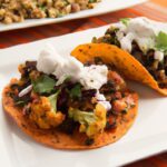 Spicy Buffalo Cauliflower & Black Bean Tacos: A Flavor Fiesta