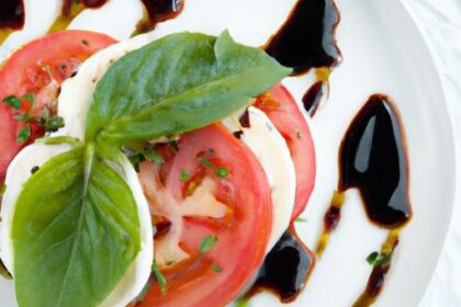 A Flavorful Twist: Caprese Salad with Balsamic Glaze