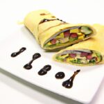 Fusion Feast: Sushi Burrito with Spicy Mayo & Avocado Twist