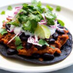 Kimchi Tostadas Meet Black Bean Purée: A Flavor Fusion Fiesta