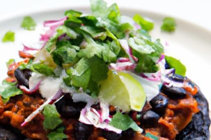 Kimchi Tostadas Meet Black Bean Purée: A Flavor Fusion Fiesta