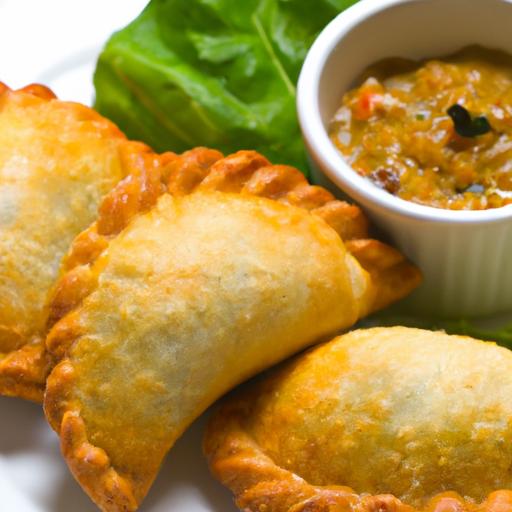 Thai-inspired Empanadas with Zesty Coconut Peanut Dip