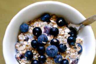 Bright Mornings: How to Make Blueberry Overnight Oatmeal