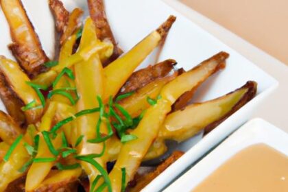Crispy Yuca Fries Meet Zesty Wasabi Aioli Delight