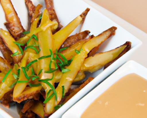 Crispy Yuca Fries Meet Zesty Wasabi Aioli Delight