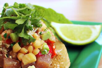 Crunchy Sesame Ahi Poke Tostadas: A Flavorful Fusion