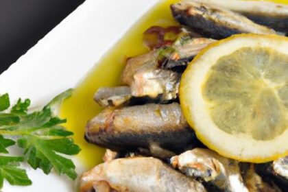 Zesty Sardines: Lemon & Olive Oil Delight for Seafood Fans