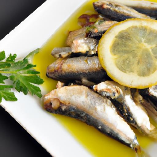 Zesty Sardines: Lemon & Olive Oil Delight for Seafood Fans