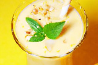 Golden Peach Sunrise Smoothie: A Bright Boost of Flavor