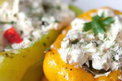 Flavor-Packed Stuffed Peppers with Creamy Feta Cheese