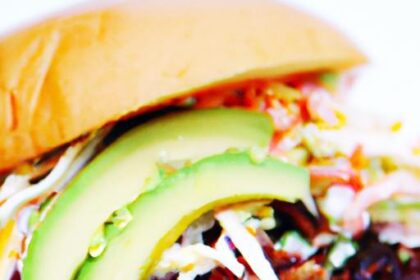 Gochujang BBQ Jackfruit Sliders with Creamy Avocado Slaw