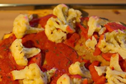 DIY Cauliflower Crust Pizza with Fresh Homemade Marinara