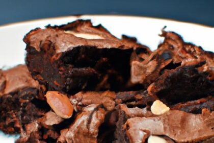 Decadent Dark Chocolate & Almond Protein Brownies Recipe