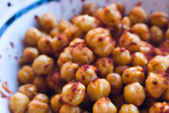 Crunchy Roasted Chickpeas with Smoky Paprika Zest!
