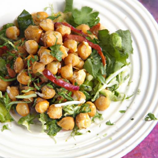 Kick Up Your Greens: Spicy Roasted Chickpea Salad Recipe