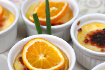 Zesty Orange Crème Brûlée Cups: A Citrus Twist on Classic Delight