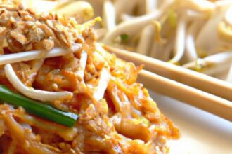 Delicious Tofu Pad Thai with Creamy Peanut Sauce Twist