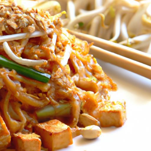 Delicious Tofu Pad Thai with Creamy Peanut Sauce Twist