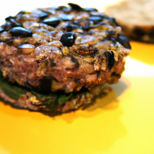Hearty Homemade Black Bean & Oat Veggie Burgers Recipe