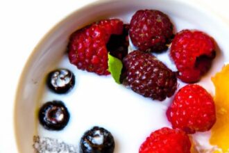 Tropical Delight: Chia Pudding with Coconut & Berries Boost