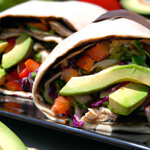 Wholesome Black Bean & Avocado Wraps: Flavor Meets Health